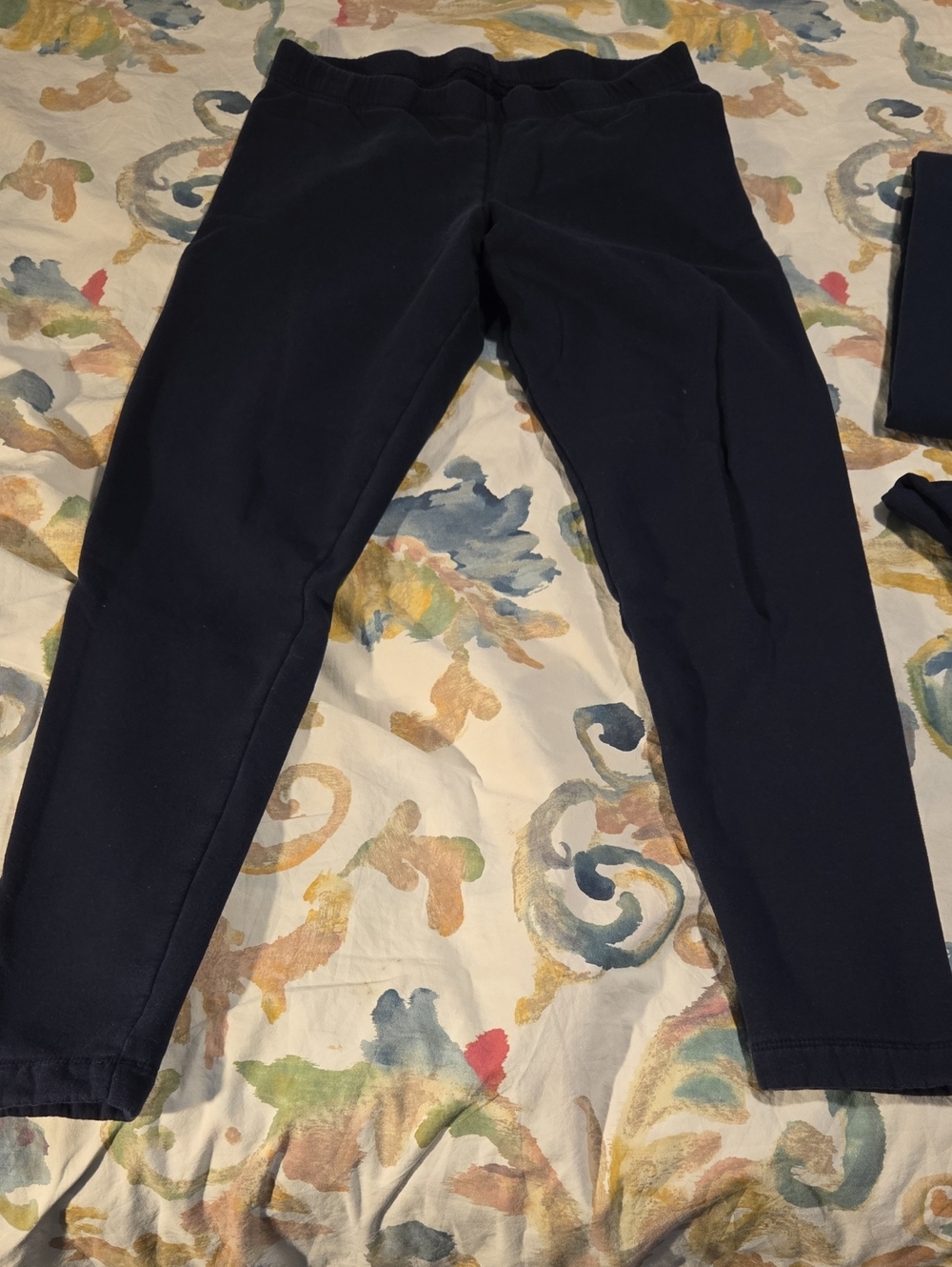 Old Navy Women's Navy Blue Fleece Lined Leggings